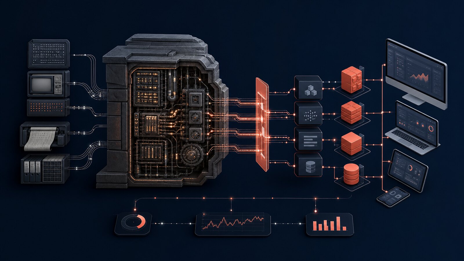 Modernisation progressive d’une application legacy dont les modules sont remplacés sans interrompre le cœur métier.
