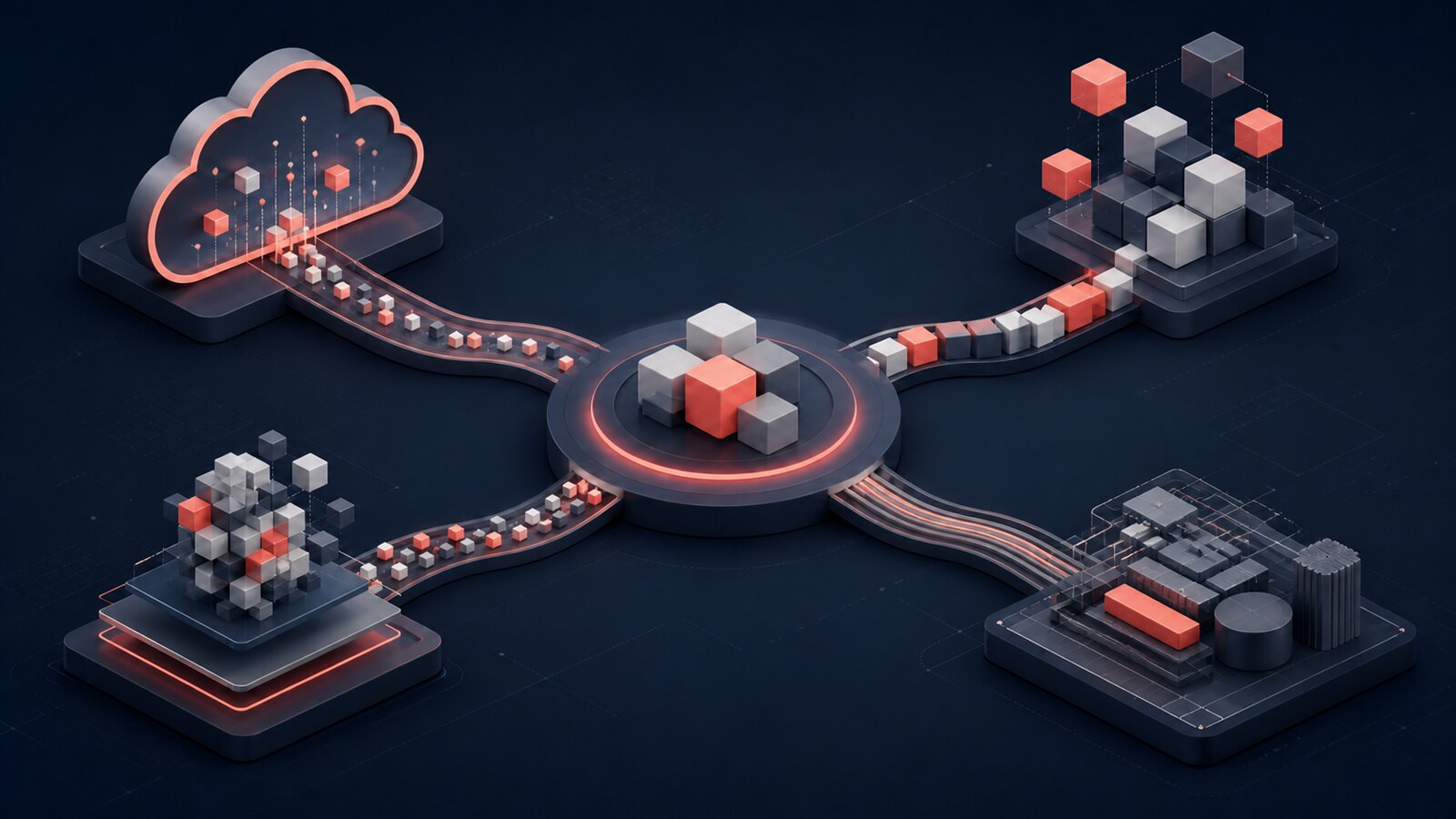Quatre approches pour construire un logiciel métier : SaaS, low-code, open source et développement sur mesure.