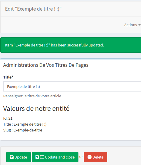 Sontata DataMapper et Autowiring