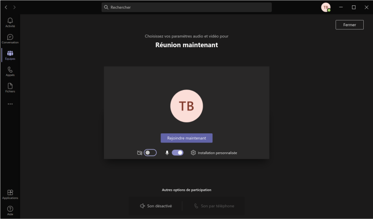 Microsoft Teams : Rejoindre une salle de discussion automatiquement depuis un lien sous Linux