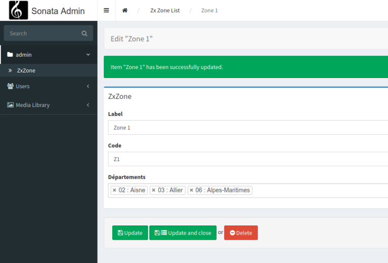 Symfony4 / Sonata : Créer un admin Many/Many