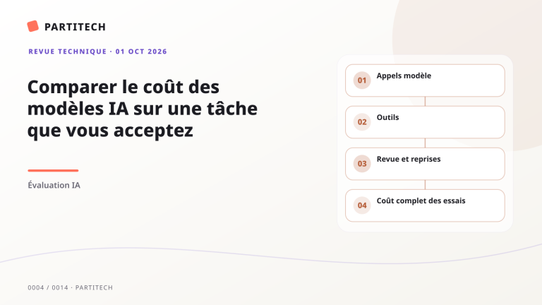 Comparer le coût des modèles IA sur une tâche que vous acceptez
