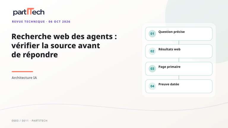 Recherche web des agents : vérifier la source avant de répondre