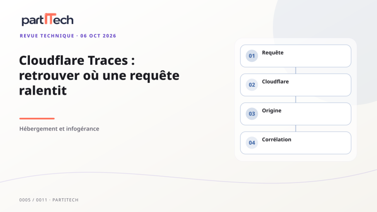 Cloudflare Traces : retrouver où une requête ralentit