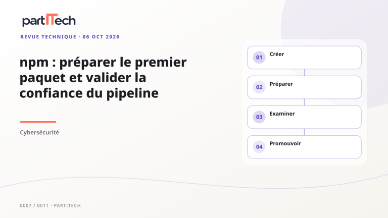 npm: prepare the first package and validate the trust of the pipeline